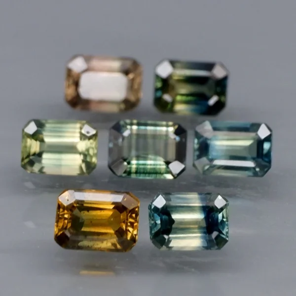 2.53 karátos zafír szett többszínű 4.5 x 3 mm