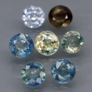 2.99 karátos zafír szett színes 4 - 4.5 mm