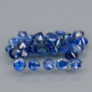3.23 karátos zafír szett 2.5 - 3 mm