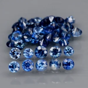 3.90 karátos zafír szett királykék 2 - 3 mm