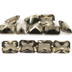 15.52 karátos füstkvarc drágakő szett kalibrált méret 6*8 mm