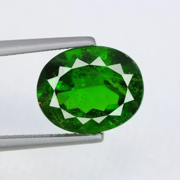 3.95 karátos krómdiopszid drágakő - Image 3