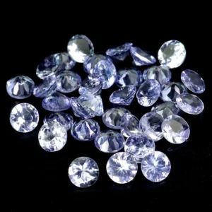 5.21 karátos tanzanit drágakő szett 3.3 mm