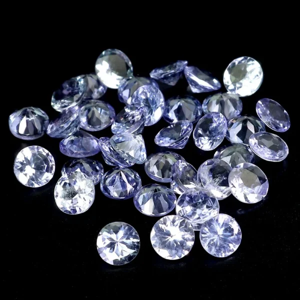 5.13 karátos tanzanit drágakő szett 3.3 mm - Image 3