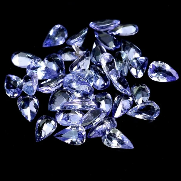 5.15 karátos tanzanit drágakő szett 5x2.5 mm - Image 2