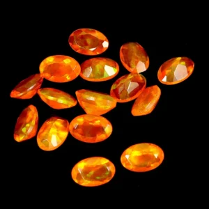 4.22 karátos tűzopál drágakő szett 6 x 4 mm