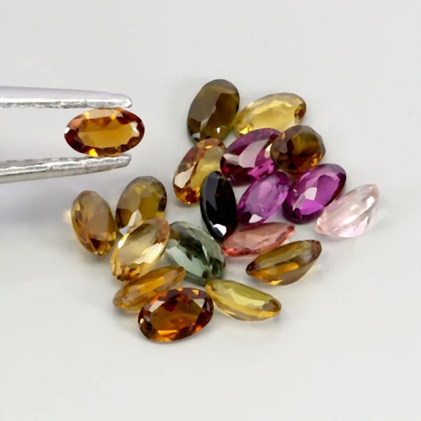 4.32 karátos turmalin drágakő szett 5 x 3 mm - Image 3