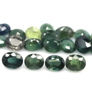 10.20 karátos zafír drágakő szett 5 x 4 mm