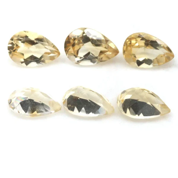 18.47 karátos citrin drágakő szett 12 x 8 mm - Image 3