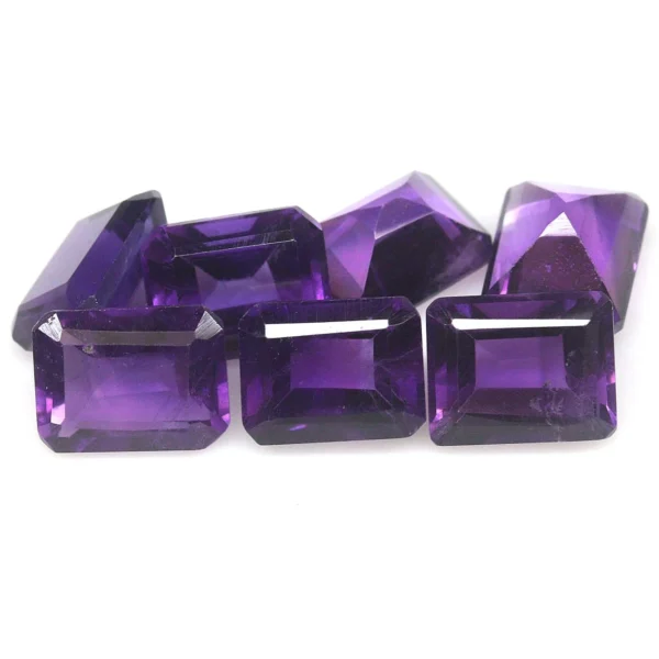 16.46 karátos ametiszt drágakő szett 7 x 8 - 9 x 7 mm - Image 2