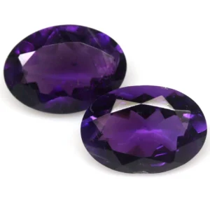 9.02 karátos ametiszt drágakő szett 14 x 10 mm