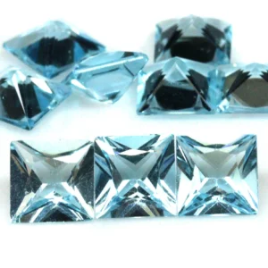 9.96 karátos topáz drágakő szett 6 mm